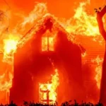 В Карагандинской области спасли пожилую женщину из горящего дома