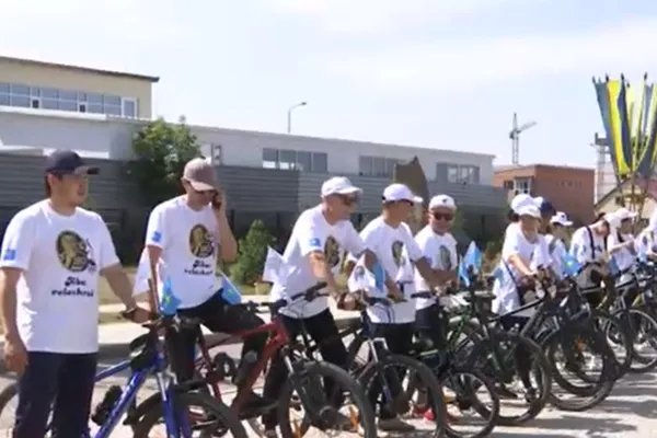 Велопробег в Караганде