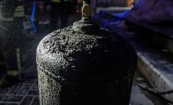 Взорвался газовый баллон