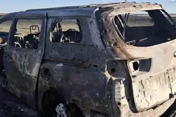 В машине сгорело семь человек