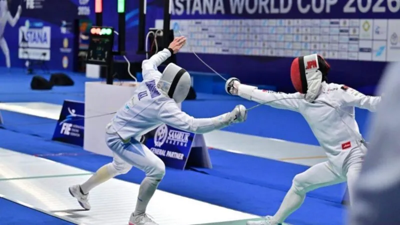 Руслан Курбанов завоевал серебро на Кубке мира по фехтованию в Астане