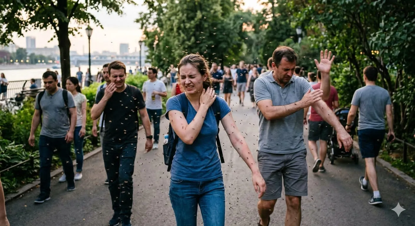 И продолжается бой: массовое появление комаров омрачает отдых местным жителям и туристам