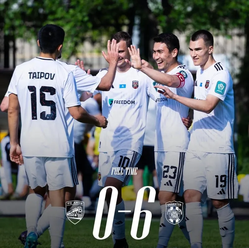 Вот это результат: «Шахтер» одержал победу над командой «Арыс»