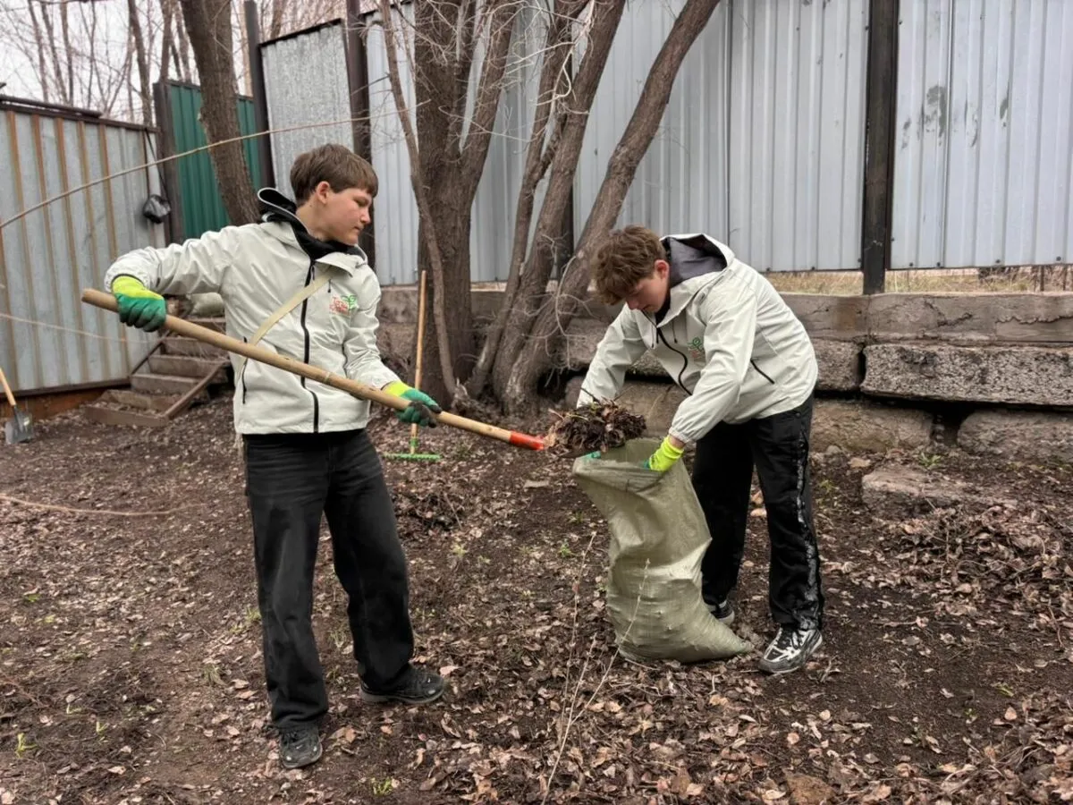 В Темиртау прошла акция по очистке родников
