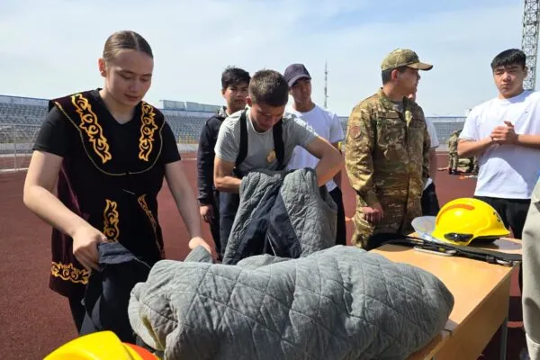 В Темиртау юные спасатели вышли на старт