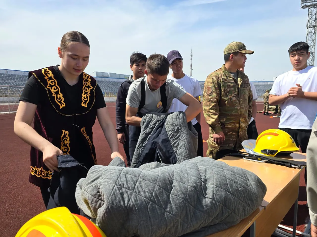 В Темиртау юные спасатели вышли на старт