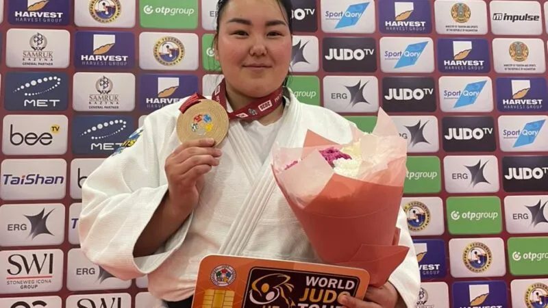Карагандинская дзюдоистка завоевала бронзу на турнире Qazaqstan Barysy Grand Slam