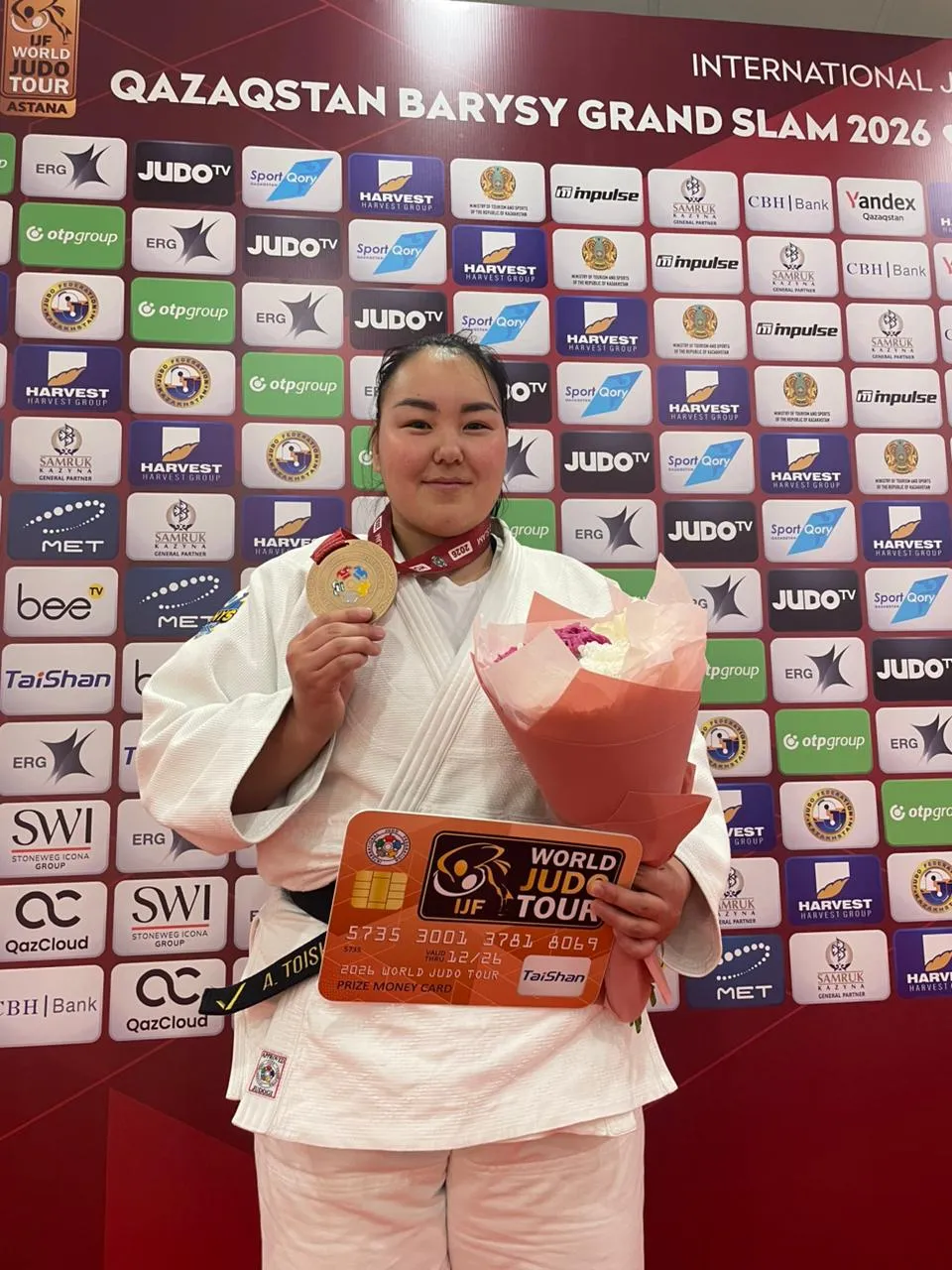 Карагандинская дзюдоистка стала бронзовым призером Qazaqstan Barysy Grand Slam