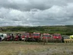 В Темиртау прошли учения по действиям в случае природных пожаров
