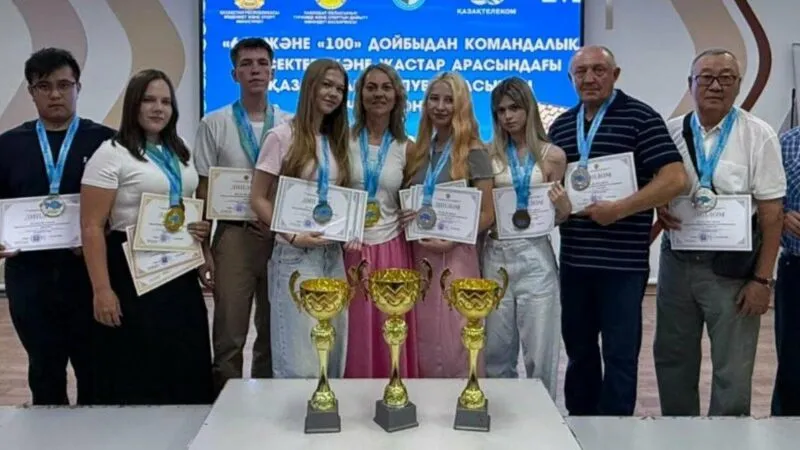 Сборная Карагандинской области завоевала семь медалей на чемпионате Казахстана по шашкам