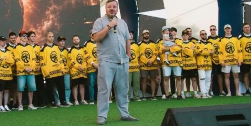 В Караганде показали обновленный состав хоккейного клуба «Сарыарка»
